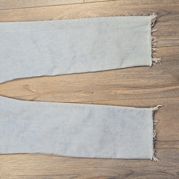 Mavi light wash Viola high rise slim straight leg cropped jeans size 27/29, NWT - Picture 8 of 15